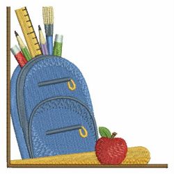 Back to School Corners 02 machine embroidery designs