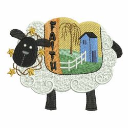 Folk Art Sheep 06