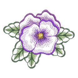 Pansy 4(Md) machine embroidery designs