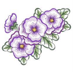 Pansy 4 04(Md) machine embroidery designs