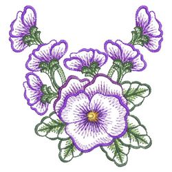 Pansy 4 07(Sm) machine embroidery designs