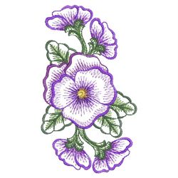 Pansy 4 08(Sm) machine embroidery designs