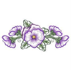 Pansy 4 09(Lg) machine embroidery designs