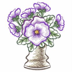 Pansy 4 10(Sm) machine embroidery designs