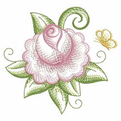 Rose 07(Md) machine embroidery designs