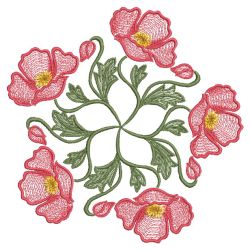 Poppy 05(Md) machine embroidery designs