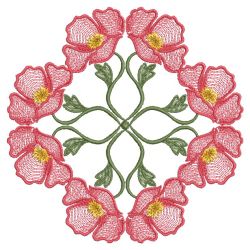 Poppy 06(Md) machine embroidery designs