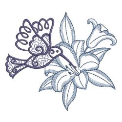 Heirloom Hummingbirds  01 machine embroidery designs