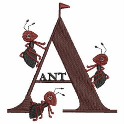 Animal Alphabets machine embroidery designs