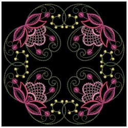 Heirloom Jacobean Flowers 2 11(Sm) machine embroidery designs