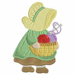 Sewing Sunbonnet Sue machine embroidery designs