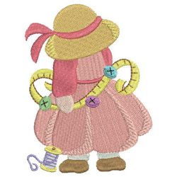 Sewing Sunbonnet Sue 10 machine embroidery designs