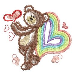 Sketched Valentine Bears 10