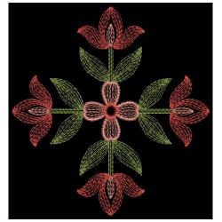 Rippled Flower Quilts 4 01(Md) machine embroidery designs