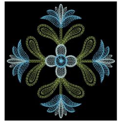 Rippled Flower Quilts 4 04(Sm) machine embroidery designs