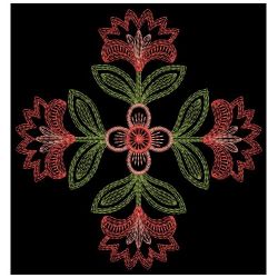 Rippled Flower Quilts 4 06(Sm) machine embroidery designs
