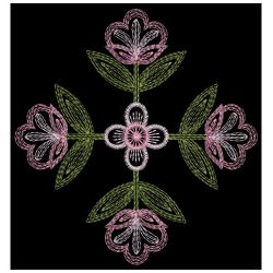Rippled Flower Quilts 4 09(Sm) machine embroidery designs