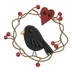 Country Crow 2 02 machine embroidery designs