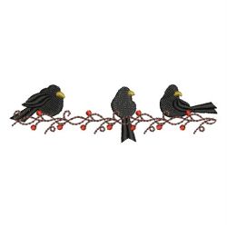 Country Crow 2 04 machine embroidery designs