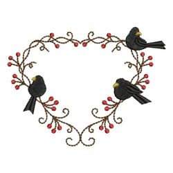 Country Crow 2 08 machine embroidery designs
