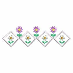 Heirloom Flower Borders 2 05(Lg) machine embroidery designs