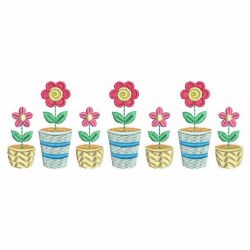 Heirloom Flower Borders 2 06(Md) machine embroidery designs