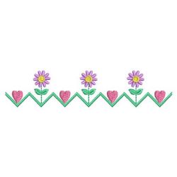 Heirloom Flower Borders 2 14(Lg) machine embroidery designs