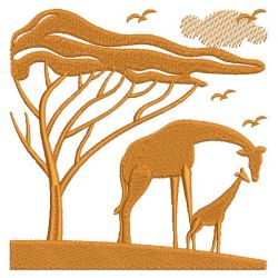 African Animal Silhouettes 2 06(Lg) machine embroidery designs