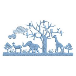 African Animal Silhouettes 2 07(Md) machine embroidery designs