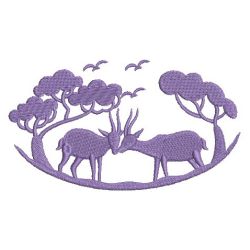 African Animal Silhouettes 2 10(Lg)