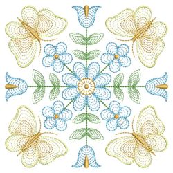 Heirloom Flower Quilts 04(Md) machine embroidery designs