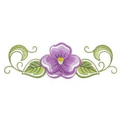 Watercolor Pansy 07(Lg) machine embroidery designs