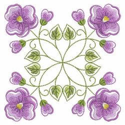 Watercolor Pansy 08(Md) machine embroidery designs