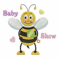 Spring Bees 02 machine embroidery designs
