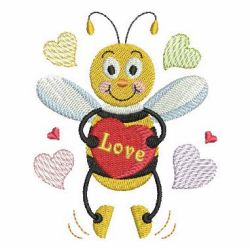 Spring Bees 03 machine embroidery designs
