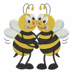 Spring Bees 05 machine embroidery designs