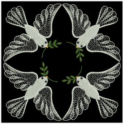 Rippled Doves 2 04(Md) machine embroidery designs