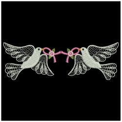 Rippled Doves 2 10(Md) machine embroidery designs
