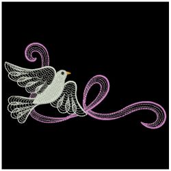 Rippled Doves 2 11(Sm) machine embroidery designs