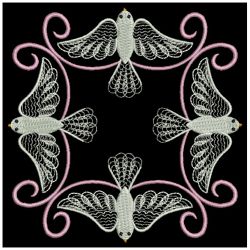 Rippled Doves 2 12(Md) machine embroidery designs