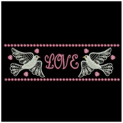 Rippled Doves 2 14(Lg) machine embroidery designs