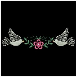Rippled Doves 2 17(Lg) machine embroidery designs