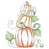Vintage Autumn Pumpkin 03(Sm)