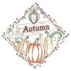 Vintage Autumn Pumpkin 09(Md)