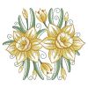 Art Deco Daffodils 10(Md)