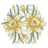 Art Deco Daffodils 10(Md)