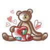 Sketched Valentine Bears 01