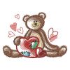 Sketched Valentine Bears 01