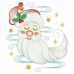 Rippled Santa(Lg) machine embroidery designs