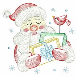 Rippled Santa 05(Md) machine embroidery designs